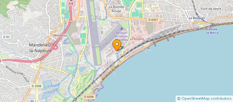 localisation de l'entreprise GIACOTEC à CANNES