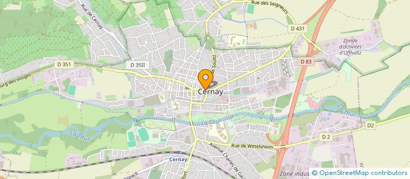 localisation de l'entreprise GIADAN  CERNAY