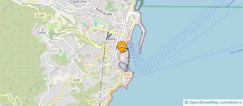 localisation de l'entreprise GIAFFERI CONSULTANT à BASTIA