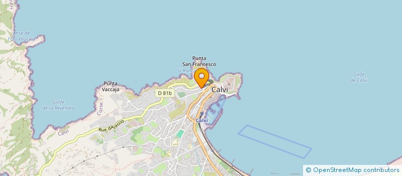 localisation de l'entreprise GIAFFERRI à CALVI