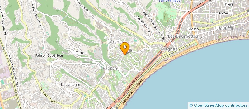 localisation de l'entreprise GIAGAPALAU à NICE