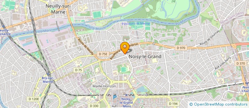 localisation de l'entreprise GIAGIOSER à NOISY-LE-GRAND