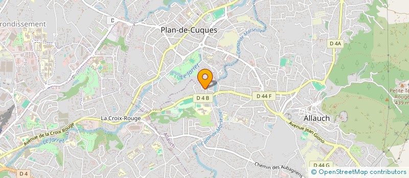 localisation de l'entreprise GIAIME  ALLAUCH