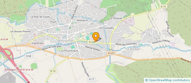 localisation de l'entreprise GIALMEYO  PELISSANNE