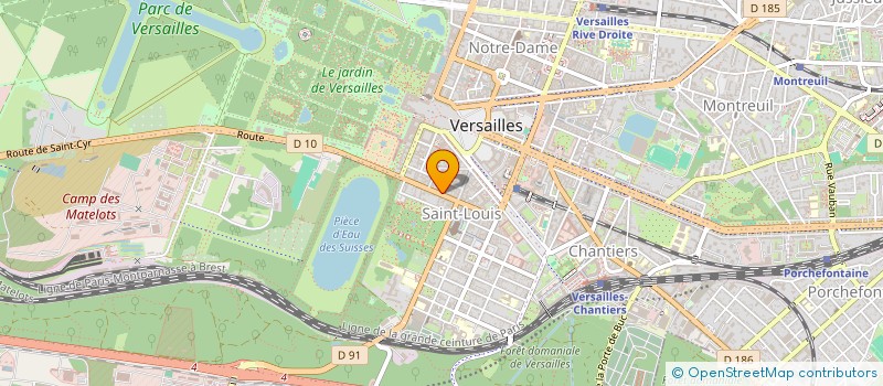 localisation de l'entreprise GIALTOMANDRO à VERSAILLES