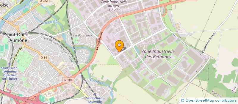 localisation de l'entreprise GIAM SARL à SAINT-OUEN-L'AUMONE