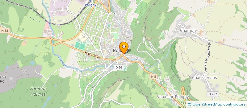 localisation de l'entreprise GIAMGO  POLIGNY