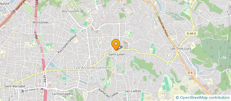 localisation de l'entreprise GIAMPIETRI GILBERT CONSULTING  MARSEILLE 12EME
