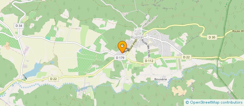 localisation de l'entreprise GIANATI  RUSTREL