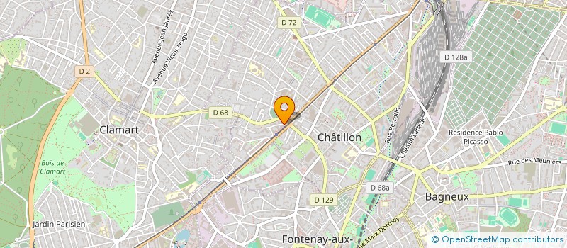 localisation de l'entreprise GIANFER à CHATILLON