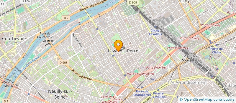 localisation de l'entreprise GIANFERMI - PETIT à LEVALLOIS-PERRET