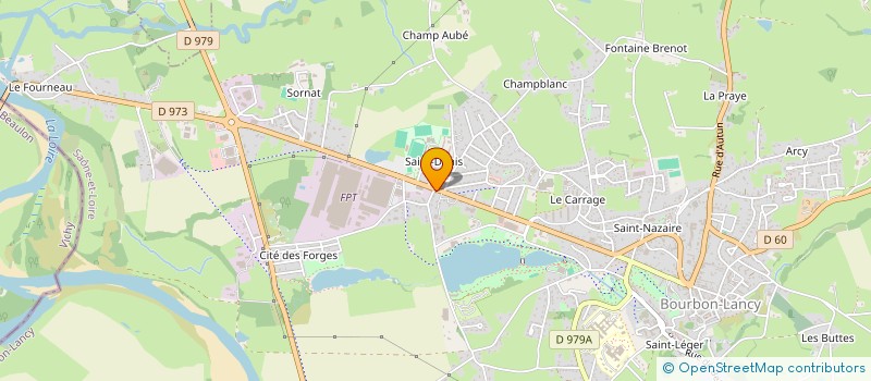 localisation de l'entreprise GIANG  BOURBON-LANCY