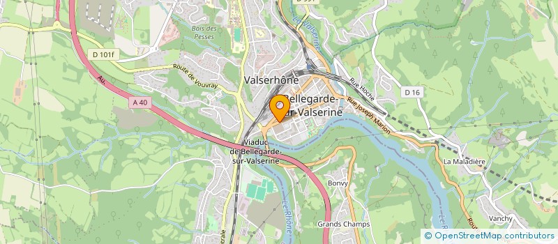 localisation de l'entreprise GIANLONGO à VALSERHONE