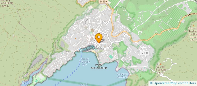 localisation de l'entreprise GIANNETTINI LAURENT à CASSIS