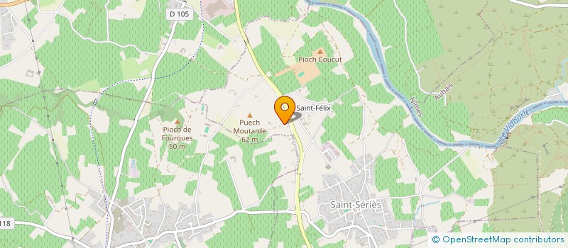 localisation de l'entreprise GIANNI 1  SAINT-SERIES