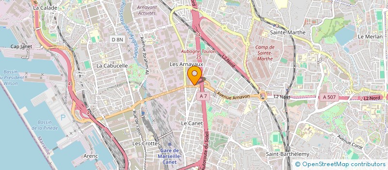 localisation de l'entreprise GIANNI à MARSEILLE
