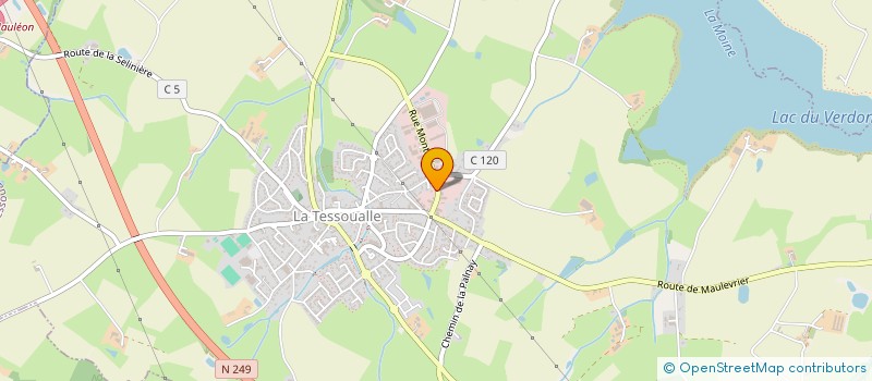 localisation de l'entreprise GIANNI BORE PAYSAGISTE à LA TESSOUALLE