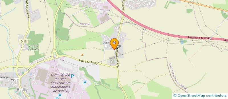 localisation de l'entreprise GIANNINI  SAINT-AIL