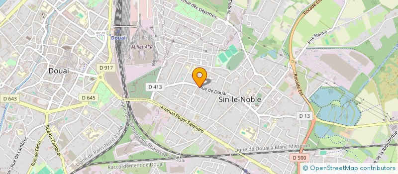 localisation de l'entreprise GIANNINI.A/VASSEUR.H  SIN-LE-NOBLE