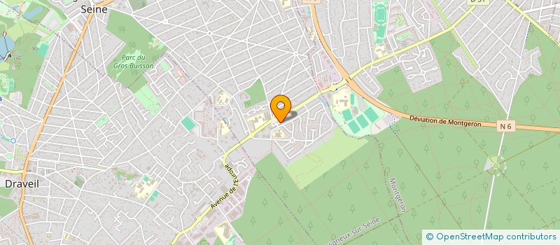 localisation de l'entreprise GIANO à VIGNEUX-SUR-SEINE