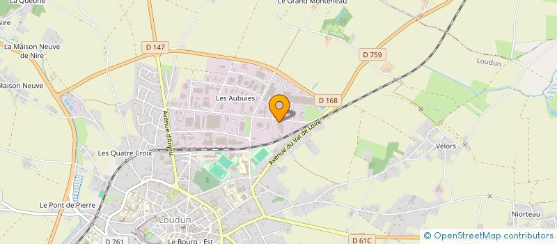 localisation de l'entreprise GIANSANTI INVEST  LOUDUN