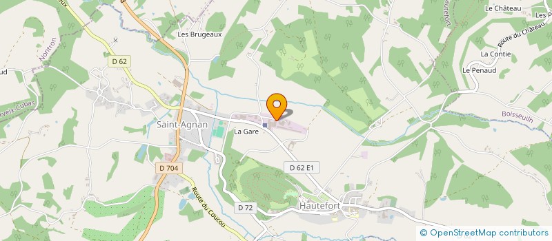 localisation de l'entreprise GIANTPAS  HAUTEFORT