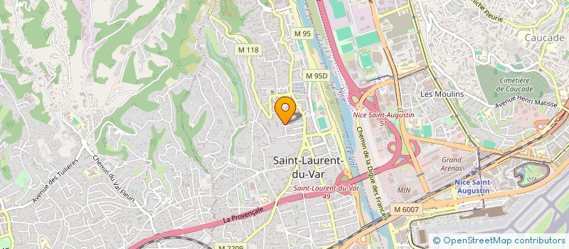 localisation de l'entreprise GIANTS à SAINT-LAURENT-DU-VAR