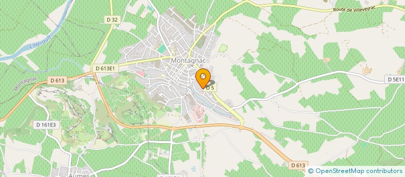 localisation de l'entreprise GIARDI IMMO  MONTAGNAC