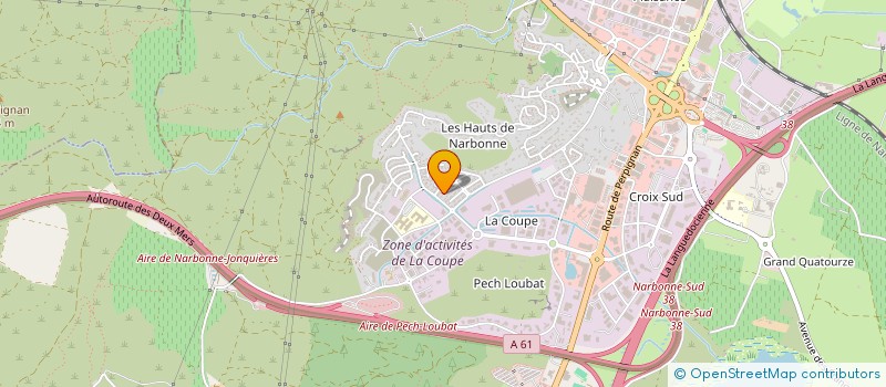 localisation de l'entreprise GIARDINA à NARBONNE