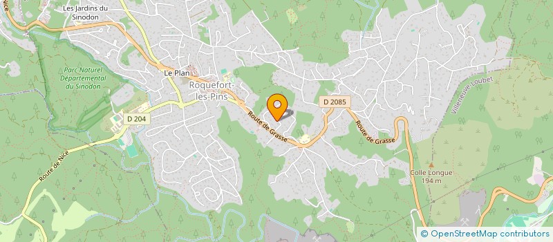 localisation de l'entreprise GIARDINI  ROQUEFORT-LES-PINS