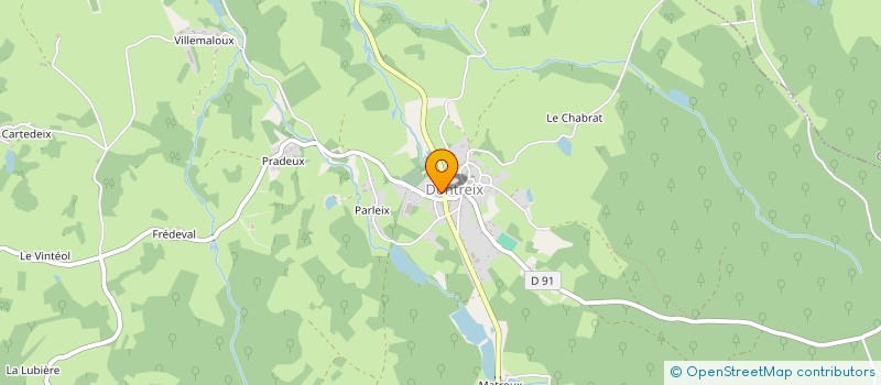 localisation de l'entreprise GIARDINO à DONTREIX