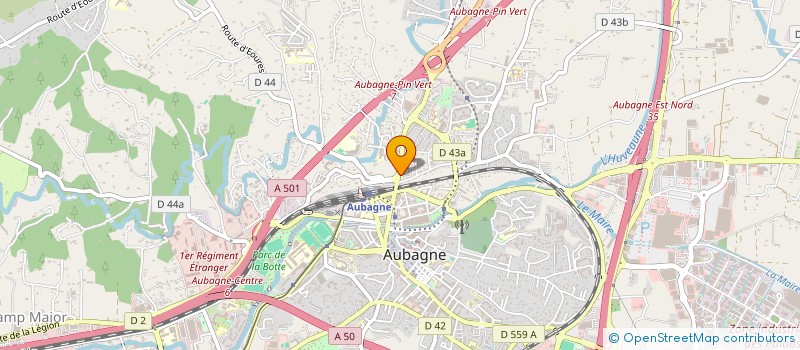 localisation de l'entreprise GIASORT à AUBAGNE