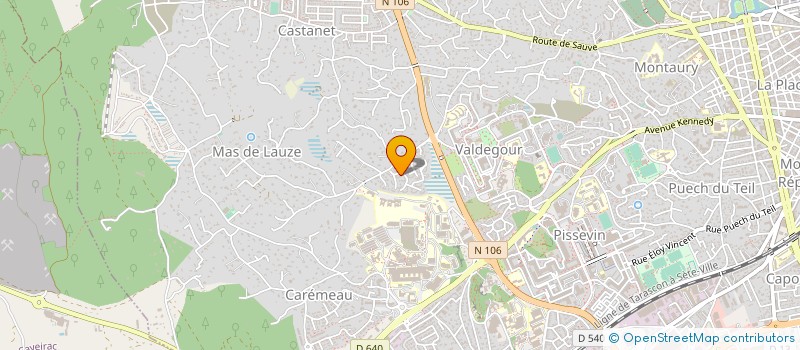 localisation de l'entreprise GIB  NIMES