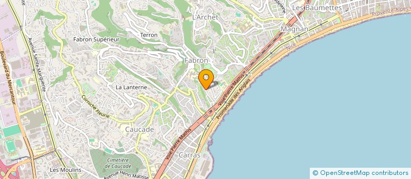 localisation de l'entreprise GIB BTP à NICE