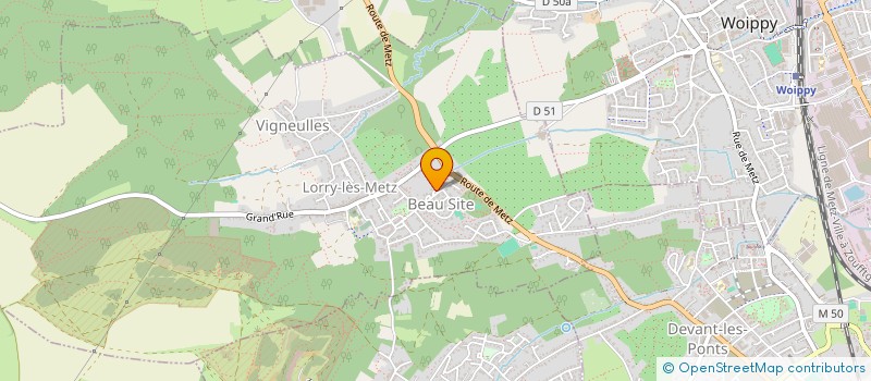 localisation de l'entreprise GIB CONSEILS  LORRY-LES-METZ