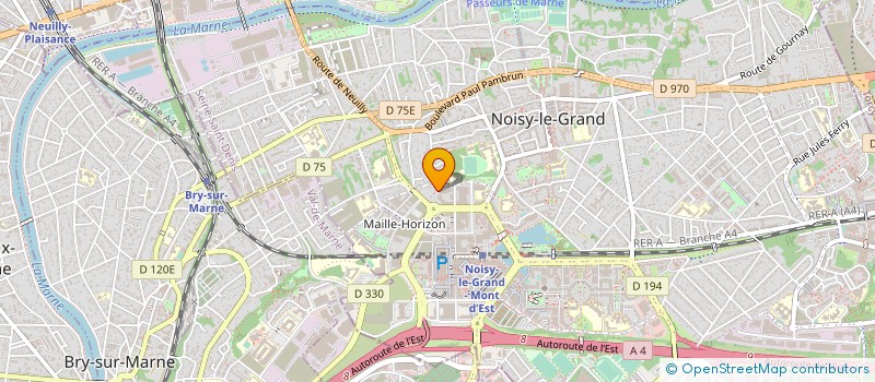 localisation de l'entreprise GIB FRANCE à NOISY-LE-GRAND