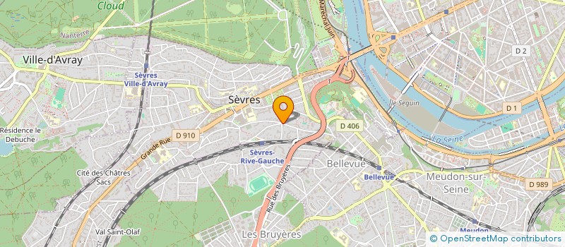 localisation de l'entreprise GIB7 à SEVRES