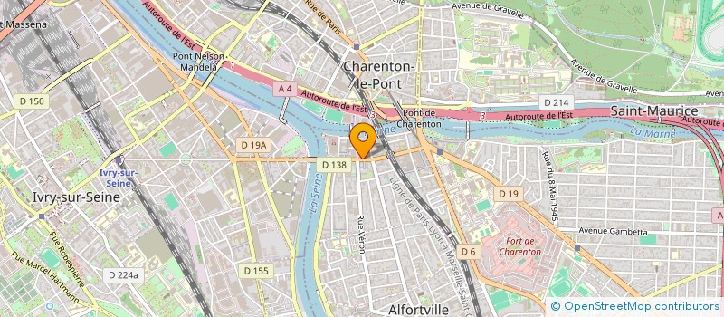 localisation de l'entreprise GIBA TRANING  ALFORTVILLE