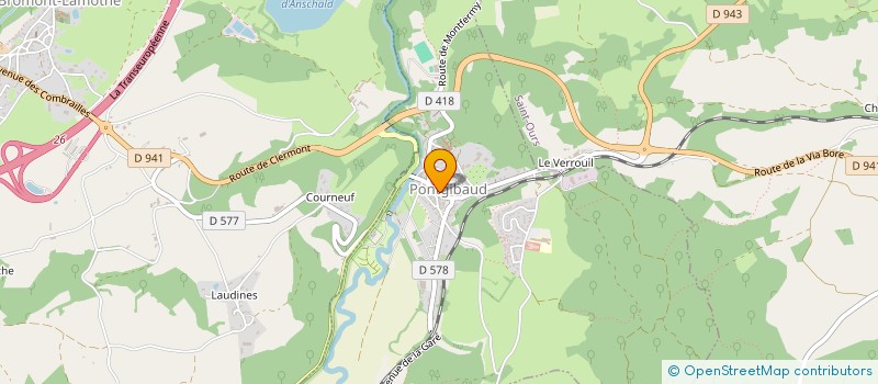 localisation de l'entreprise GIBALDICULTURE  PONTGIBAUD