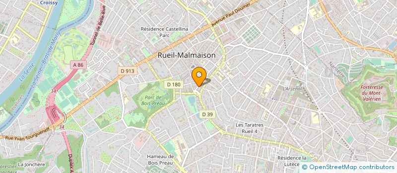 localisation de l'entreprise GIBAN IMMO à RUEIL-MALMAISON