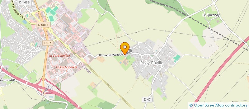 localisation de l'entreprise GIBAND PISSY  PISSY-POVILLE