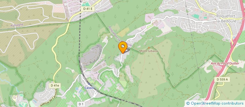 localisation de l'entreprise GIBAOU  CASSIS