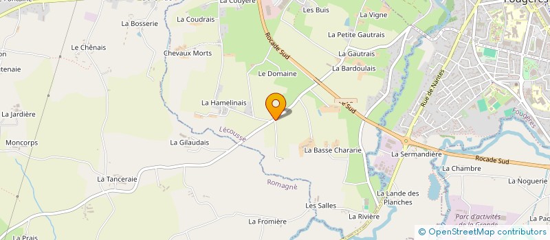 localisation de l'entreprise GIBARY  LECOUSSE