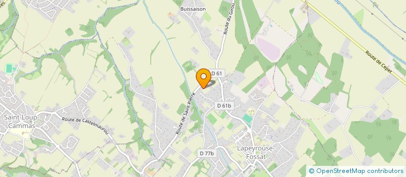 localisation de l'entreprise GIBATIFORMA  LAPEYROUSE-FOSSAT