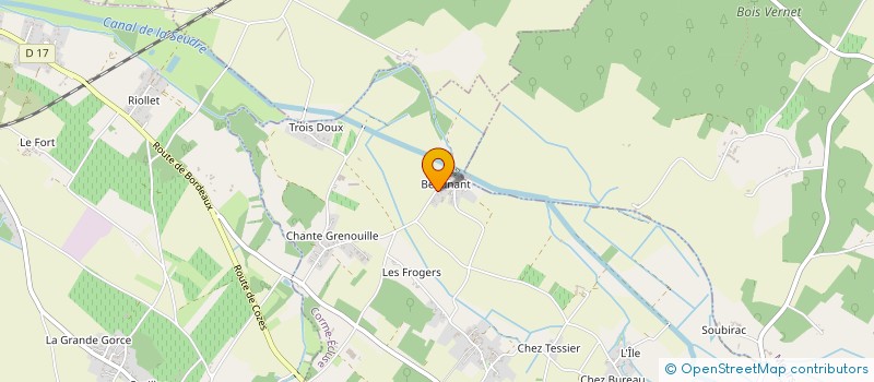 localisation de l'entreprise GIBAULT AD  CORME-ECLUSE