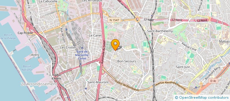 localisation de l'entreprise GIBBES à MARSEILLE