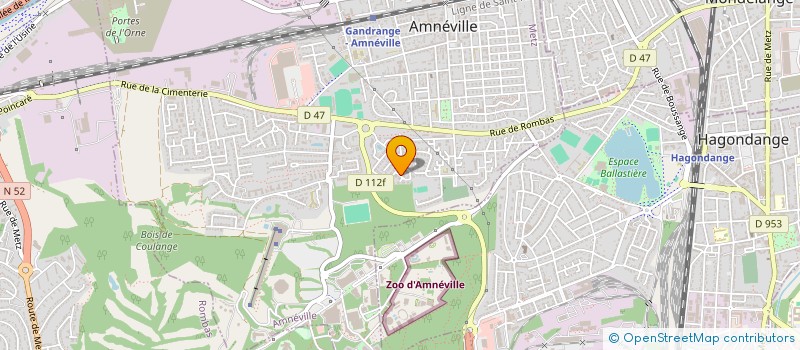 localisation de l'entreprise GIBE  AMNEVILLE