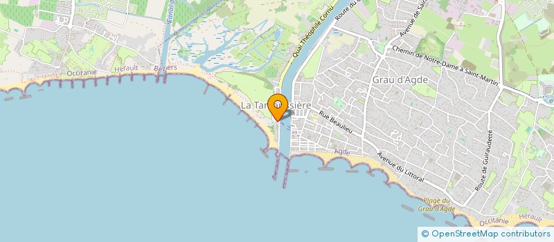 localisation de l'entreprise GIBE à AGDE