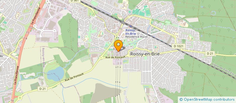 localisation de l'entreprise GIBE SERVICES à ROISSY-EN-BRIE