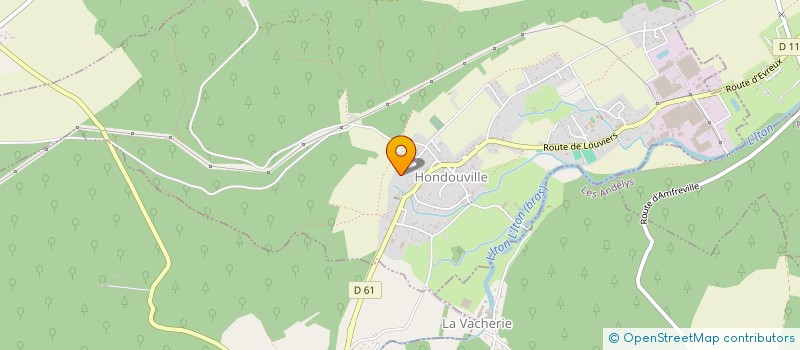 localisation de l'entreprise GIBELET NORMAND  HONDOUVILLE